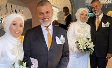 Görücü usulü tanışmıştı... Yaşar Alptekin evlendi