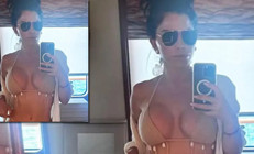 Yakında milyarder iş adamıyla evlenecek... Ama bikinisi ucuzluktan