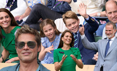 Wimbledon finaline ünlü yağdı… Krallar, prensesler ve Hollywood’un en büyük yıldızları oradaydı: Brad Pitt’e bakmaktan maçı izleyemedik