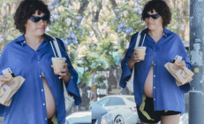 Adı, bitmeyen aşk söylentilerine karışmıştı...Ünlü oyuncunun karnı burnunda: Kapanmadı düğmeler