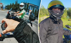 Samsunda polisin motosikletli gence sözleri duygulandırdı