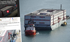 Yüzen hapishaneye ilk mülteciler gitti İngiliz basını büyük skandalı yazdı: Hükümet 24 saat süre verdi