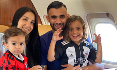 Beşiktaşlı Ghezzalın oğlu ile kayınvalidesi trafik kazası geçirdi
