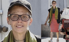 Kimse beni taciz etmesin diye yıkanmıyorum... Bir zamanların pırıl pırıl modeli sokaklara böyle düşmüş