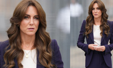 Herkes saçlarına bakıyordu ama... Kate fena düşmüş