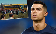 Cristiano Ronaldo, İranda izdihama neden oldu Binlerce insan sokağa döküldü