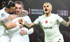 Galatasaray’ın Manchester United zaferi İngiliz medyasında manşetlere çıktı