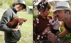 Ünlü aşıklar huzuru çiftlik hayatında buldu: Yiyecekleri sebzeleri yetiştirip inek ve keçi besliyorlar