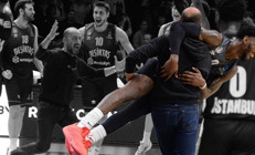 Beşiktaş basketbolda tarih yazdı, Umut Tahir Güneşin sevinci çok konuşuldu