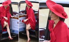 Bir yandan mesajını da verdi... Kate dünyanın gözü önünde kendi şovunu yaptı