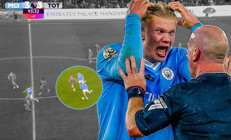 Futbolun beşiği İngilterede çok büyük skandal Manchester City oyuncuları ve Guardiola 90 4te çıldırdı... Hakem Simon Hooperdan akılalmaz karar