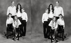 Siyah beyaz aile pozundaki üç ayrıntı herkesi şaşırttı