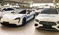 Milyonluk çete araçları polis otosu oldu