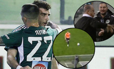 Fatih Terimin ilk maçında Panathinaikos galip geldi Gol sevinci ve topukla topa vurması dikkat çekti