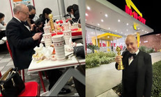 Sosyal medya bu anları konuşuyor… Büyük ödülü kaptı, kutlama için soluğu hamburgercide aldı