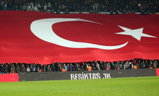 Beşiktaş - Fatih Karagümrük maçında şehitlerimiz unutulmadı