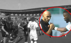 Afrika Uluslar Kupasında büyük kavga Hakim Ziyech, Cedric Bakambu ve Arthur Masuaku...