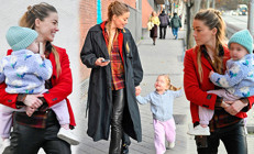 Kızını yanına alıp başka diyarlarda yeni hayatını kurmuştu... O artık bir Hollywood yıldızı değil sadece mutlu ve huzurlu bir anne