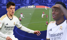 Real Madrid, Osasunayı 4 golle geçti Arda Güler 85te oyuna girdi, orta sahadan şutu direkte patladı