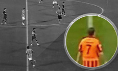 Kerem Aktürkoğlunun Galatasarayın attığı goldeki görüntüsü gündem oldu Televizyona yansımayan o an: Maçtan önce Fenerbahçelilerle konuştu