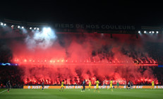 PSG - Borussia Dortmund maçından ekrana yansımayan görüntüler