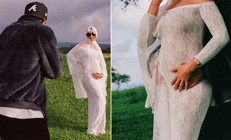 Ünlü çiftten güzel haber geldi… Bebek göründü