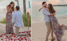 Sevgilisi önünde diz çökünce gözyaşlarına boğulmuştu... Herkes gelinliğini merak ediyor