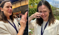 Ünlü oyuncunun kızı liseden mezun oldu... Oturup saatlerce ağladı