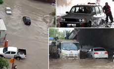 Meteorolojiden kuvvetli yağış uyarısı... Yollar göle döndü, araçlar mahsur kaldı Ankarada sele kapılan çocuk kurtarıldı
