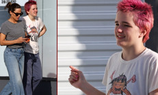 Bir saçının pembesi eksikti... Kim inanır ünlü oyuncunun kızı olduğuna