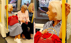 İki teyze sohbet ediyor dediler... Metroda ünlü varmış bilemediler