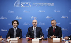 TBMM Başkanı Kurtulmuş, Washingtonda ABD düşünce kuruluşu temsilcileriyle bir araya geldi