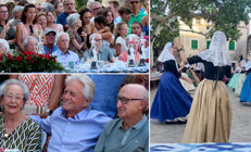 Ünlü oyuncu yeni yaşını böyle karşıladı... Köy meydanında toplu doğum günü