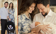 İlk aile pozu... Kızıyla aynı gün doğan tüm bebeklere altın dağıttı