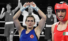Paris 2024teki cinsiyet tartışmaları artarak devam ediyor Milli boksörümüz Esra Yıldız Kahramanın yaptığı X işareti ne anlama geliyor
