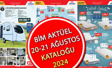 SATIŞTA BİM AKTÜEL 20-21 AĞUSTOS KATALOĞU 2024- İNDİRİMLİ ÜRÜNLER || 🛒📌 Bimde bu hafta neler var BİM Karavan getiriyor...