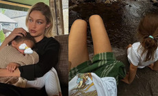 Yüzünü doğduğundan beri göstermedi… Ünlü model kızıyla tatil fotoğraflarını paylaştı… ‘Benim tatlı yaz güneşim’