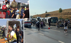 Küçükçekmecede metrobüs kazası: 1 can kaybı, 50 yaralı