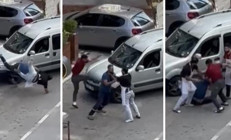 Kadına taciz, öfkeli kocaya meydan dayağı