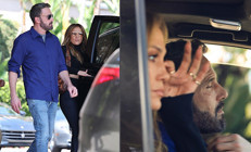 Ayrılığın ardından ilk kez yan yana geldiler… Gözyaşlarını arabada gizlice sildi…