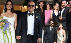 Meriç Aral ile Serkan Keskin evlendi... Nikaha ünlü yağdı