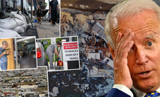 Biden açık açık söyledi: Ölüm kalım meselesi ABD kıyamete hazırlanıyor: 51 bölgede OHAL, yüzlerce uçuş iptal