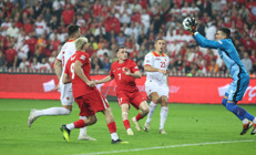 Türkiye - Karadağ maçından ekranlara yansımalayanlar