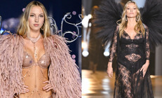 Görenler onları ikiz sanıyor… Model anne kız yıllar sonra ilk kez podyumda…