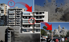 Son dakika...İlk kez bu kadar net görüntülendi...İsrailden kan donduran teknik: 8 katlı bina dakikalar içinde yerle bir oldu