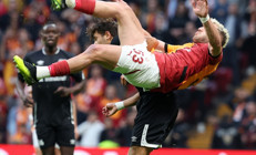 Galatasaray - Elfsborg maçından ekranlara yansımayan görüntüler