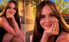 Ünlü şefin kızı mutluluk sarhoşu: Onu sevdiğine bağlayan yüzük ayaklarını yerden kesti