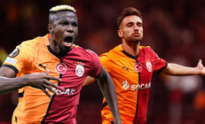 Galatasaray - Tottenham maçında Yunus Akgünden harika gol Osimhen kariyerinde ilki başardı