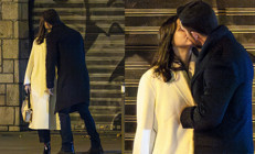 Ünlü oyuncu devlet başkanının oğluyla dudak dudağa yakalandı