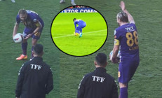 Eyüpspor - Samsunspor maçında Onana vakası Caner Erkin çok sinirlendi